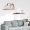vidaXL N&aacute;stěnn&aacute; polička 2 pcs Červen&aacute; 100 x 9 x 3 cm kompozitn&iacute; dřevo