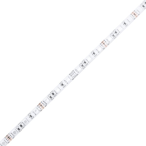 vidaXL Čelo postele s LED světle šedé 100x5x118/128 cm textil