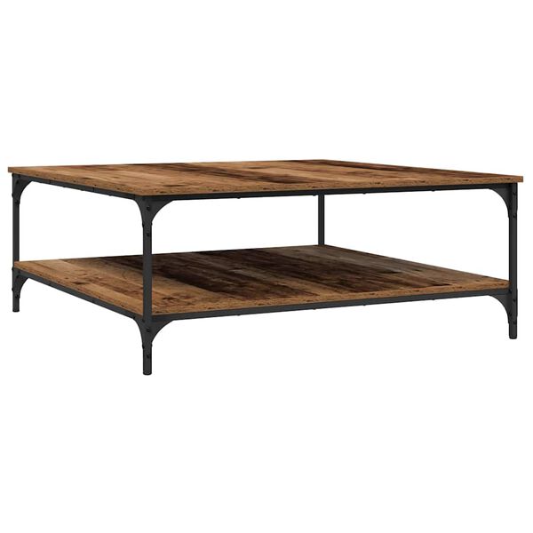 vidaXL Konferenčn&iacute; stolek Star&eacute; dřevo 100 x 100 x 40 cm