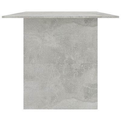 vidaXL Jídelní stůl betonově šedý 180 x 90 x 76 cm dřevotříska