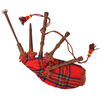 vidaXL Dětsk&eacute; skotsk&eacute; dudy horalsk&eacute; červen&yacute; tartan Royal Steward