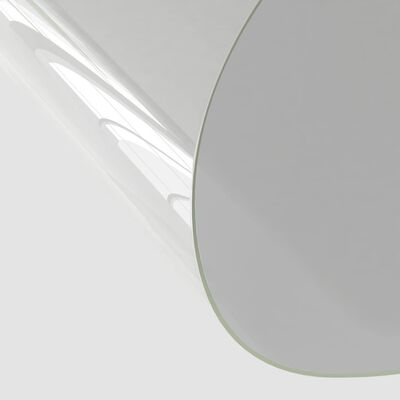 vidaXL Ochranná fólie na stůl průhledná Ø 100 cm 2 mm PVC