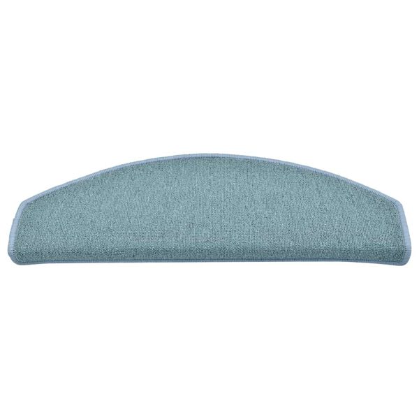 vidaXL Schodov&eacute; rohože 30 ks 65 x 24 x 4 cm mořsk&aacute; modr&aacute; půlkulat&eacute; velk&eacute;