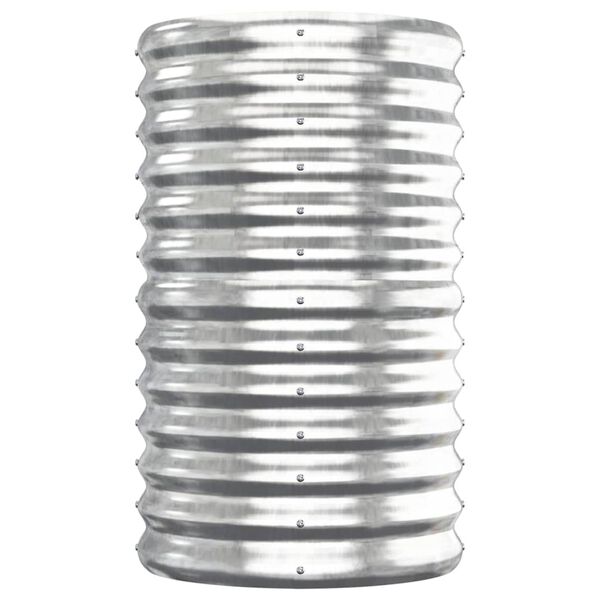 vidaXL Vyvýšený záhon pozinkovaná ocel 152x40x68 cm stříbrný