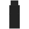 vidaXL Nástěnná skříňka 100 x 18 x 40 cm černá kompozitní dřevo