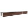 vidaXL Vyv&yacute;&scaron;en&yacute; z&aacute;hon pozinkovan&aacute; ocel 480 x 80 x 45 cm hněd&yacute;
