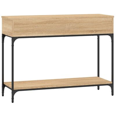 vidaXL Konzolový stolek dub sonoma 100 x 34,5 x 75 cm kompozitní dřevo
