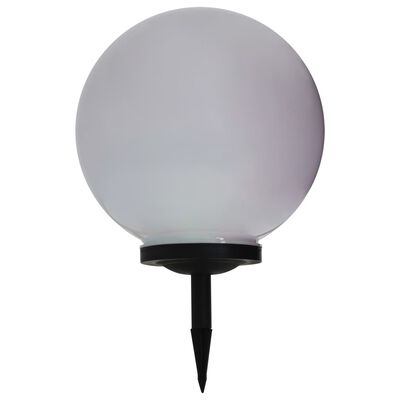 vidaXL Zahradní solární lampy 2 ks LED kulovité 40 cm RGB