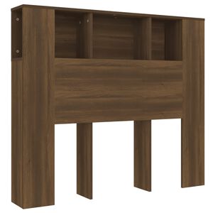 vidaXL Čelo postele s &uacute;ložn&yacute;m prostorem hněd&yacute; dub 120x18,5x102,5 cm