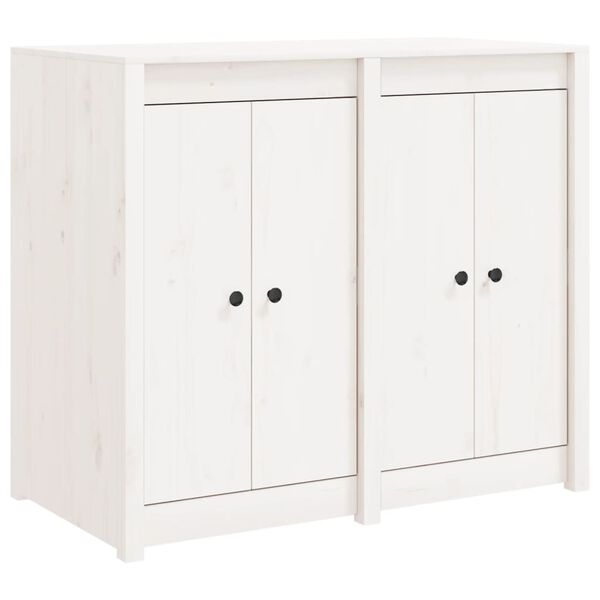 vidaXL Skř&iacute;ňka do venkovn&iacute; kuchyně b&iacute;l&aacute; masivn&iacute; borov&eacute; dřevo