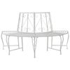 vidaXL Stromov&aacute; lavička 4-Počet m&iacute;st 160 x 80 x 89 cm Ocel