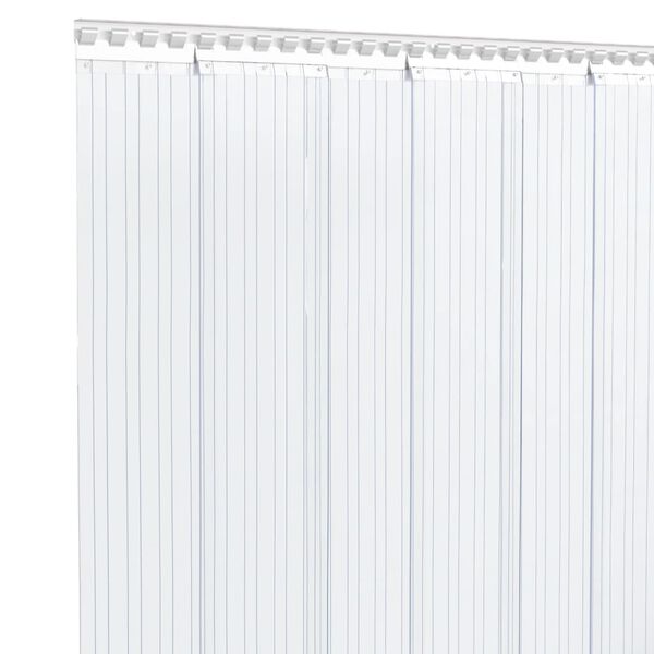 vidaXL Z&aacute;věs do dveř&iacute; průhledn&yacute; 300 mm x 2,6 mm 25 m PVC