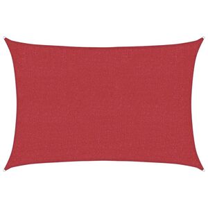 vidaXL St&iacute;n&iacute;c&iacute; plachta 160 g/m&sup2; červen&aacute; 2 x 2,5 m HDPE