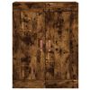 vidaXL Skř&iacute;ň highboard kouřov&yacute; dub 69,5 x 34 x 180 cm kompozitn&iacute; dřevo