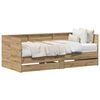 vidaXL Daybed s čelo Artisanov&yacute; dub 90 x 190 cm kompozitn&iacute; dřevo