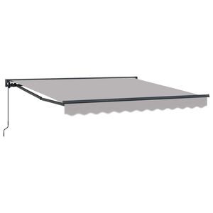vidaXL R&aacute;m mark&yacute;zy Světle &scaron;ed&aacute; 300 x 250 cm