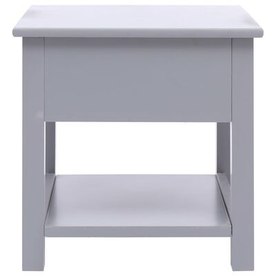 vidaXL Odkládací stolek šedý 40 x 40 x 40 cm dřevo pavlovnie