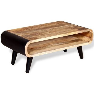 vidaXL Konferenční stolek z hrubého mangovníkového dřeva 90x55x39 cm