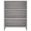 vidaXL Skř&iacute;ň highboard &scaron;ed&aacute; sonoma 69,5 x 34 x 180 cm kompozitn&iacute; dřevo