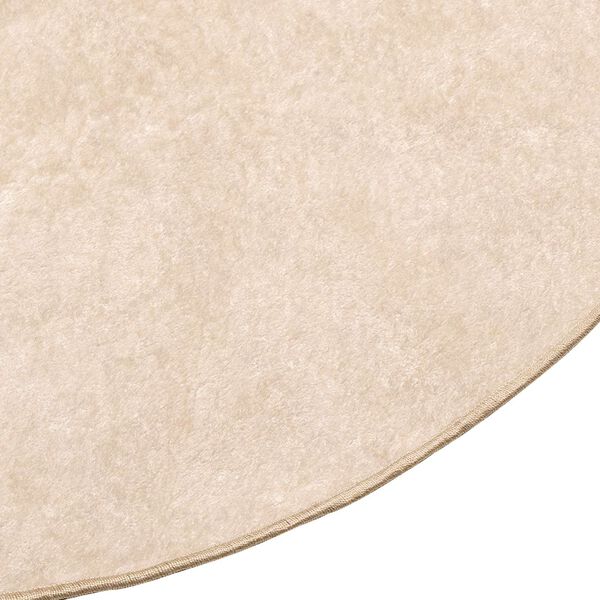 vidaXL Koberec Potisk Kr&eacute;mov&aacute; &Oslash; 120 cm Polyester a PVC