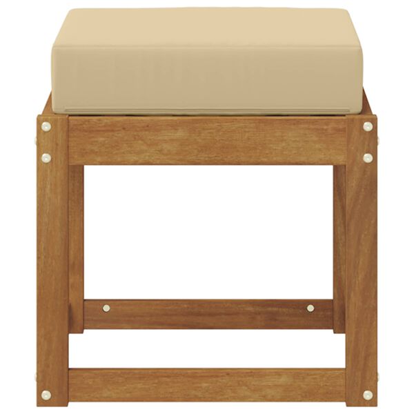 vidaXL Outdoorov&yacute; stoličkov&yacute; benč Masivn&iacute; ak&aacute;tov&eacute; dřevo Př&iacute;rodn&iacute;