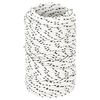 vidaXL Spl&eacute;tan&eacute; lodn&iacute; lano b&iacute;l&eacute; 2 mm x 50 m polyester