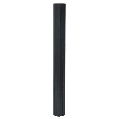 vidaXL Koberec obdélníkový černý 70 x 100 cm bambus