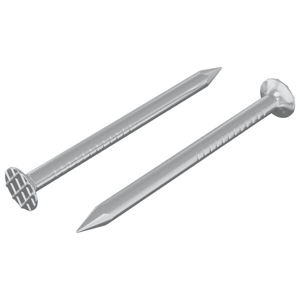 vidaXL Hřeb&iacute;ky pro Dřevo 2 pcs Stř&iacute;brn&aacute; &Oslash; 3 x 15 mm Kov