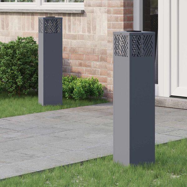 vidaXL Sol&aacute;rn&iacute; LED Cestovn&iacute; Světlo 2 pcs Antracit