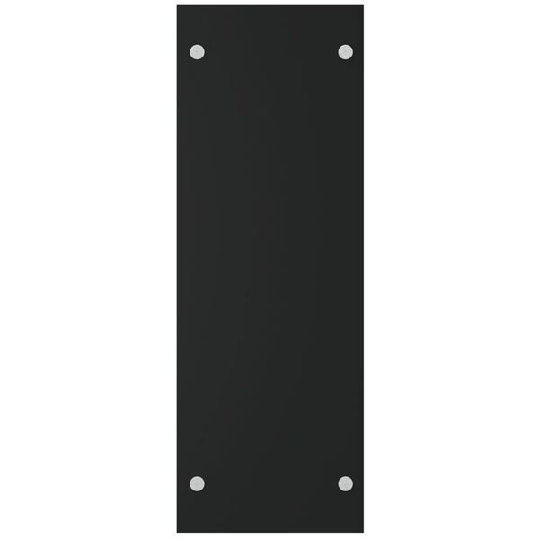 vidaXL Stojan na palivové dříví černý 40 x 35 x 100 cm tvrzené sklo