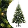 vidaXL Uměl&yacute; skl&aacute;dac&iacute; v&aacute;nočn&iacute; stromeček 300 LED Zelen&aacute; 180 cm PVC a PE