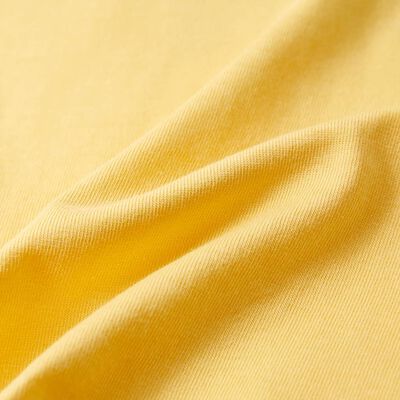 Dětské tričko s krátkým rukávem žluté 92