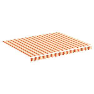 vidaXL N&aacute;hradn&iacute; plachta na mark&yacute;zu žlut&aacute; a oranžov&aacute; 300 x 250 cm polyesterov&aacute;
