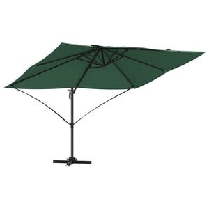 vidaXL Slunečn&iacute;k 351 x 250 x 260 cm Polyester a hlin&iacute;k Zelen&aacute;