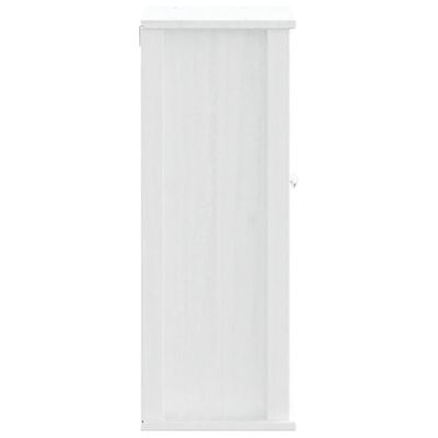 vidaXL Nástěnná koupelnová skříňka BERG bílá 40x27x71,5 cm borovice