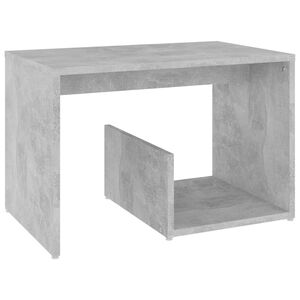 vidaXL Odkl&aacute;dac&iacute; stolek betonově &scaron;ed&yacute; 59 x 36 x 38 cm kompozitn&iacute; dřevo