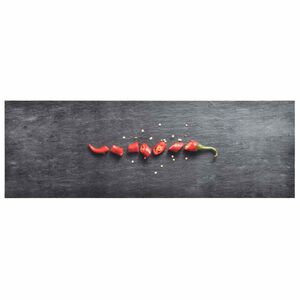 vidaXL Kuchyňsk&yacute; koberec prateln&yacute; Paprička 45 x 150 cm