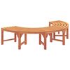 vidaXL Stromov&aacute; lavička 4 -Seater 210 x 80 x 45 cm Př&iacute;rodn&iacute;