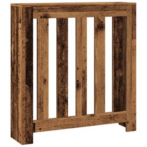 vidaXL Kryt na radi&aacute;tor old wood 78 x 20 x 82 cm kompozitn&iacute; dřevo