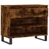 vidaXL Botn&iacute;k kouřov&yacute; dub 70x36x60 cm kompozitn&iacute; dřevo