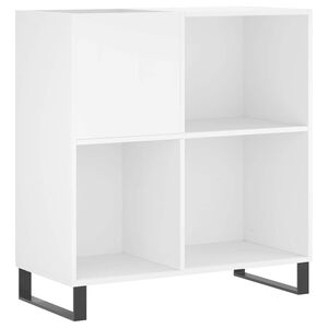 vidaXL Skř&iacute;ňka na LP desky b&iacute;l&aacute; 84,5 x 38 x 89 cm kompozitn&iacute; dřevo