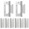 vidaXL Z&aacute;věs 8 ks 125 x 78 x 13 mm Stř&iacute;brn&aacute; Ocel