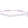 vidaXL Matrace s bonnellov&yacute;mi pružinami medium 200 x 200 cm
