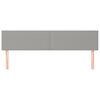 vidaXL Čelo postele 2 ks světle &scaron;ed&eacute; 90x5x78/88 cm textil
