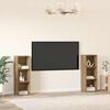vidaXL Sestava TV skř&iacute;něk 2 pcs Artisanov&yacute; dub 107 x 35 x 37 cm