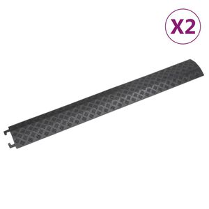 vidaXL Kabelov&eacute; mosty 2 ks 98,5 cm čern&eacute;