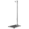 vidaXL Zahradn&iacute; sprcha s &scaron;edou z&aacute;kladnou 220 cm nerezov&aacute; ocel
