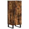 vidaXL Skř&iacute;ň highboard kouřov&yacute; dub 34,5 x 34 x 180 cm kompozitn&iacute; dřevo