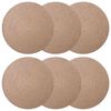 vidaXL Jutov&eacute; ubrusky 6 pcs Př&iacute;rodn&iacute; &Oslash; 30 cm 100% juta Tossa