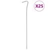 vidaXL Stanov&eacute; kol&iacute;ky 25 ks 23 cm &Oslash; 4 mm pozinkovan&aacute; ocel